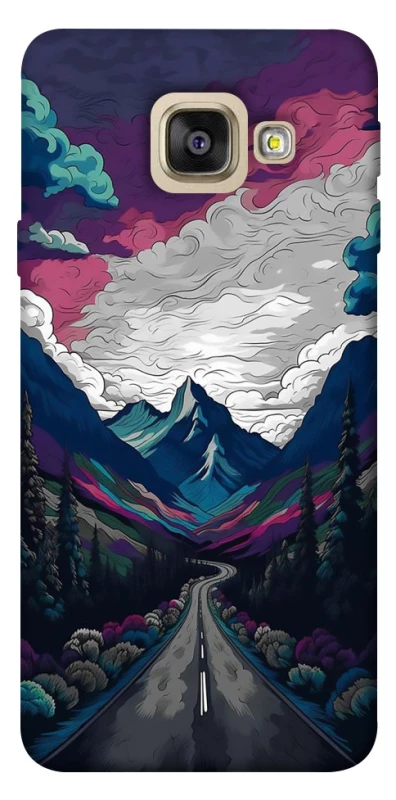 Чехол на Samsung A520 Galaxy A5 (2017) Нарисованные горы фото 1 из 1