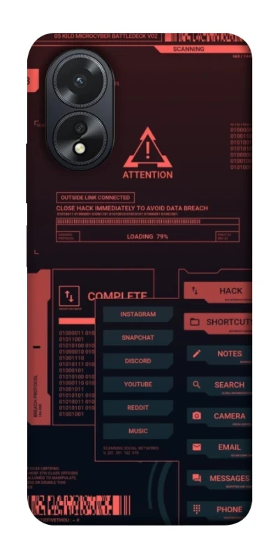 Чохол на Oppo A38 Attention фото 1 з 1