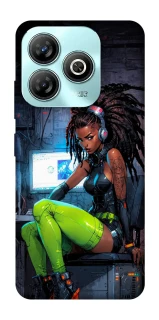 Чохол на ZTE Blade A75 4G Cyber girl фото 1 з 1