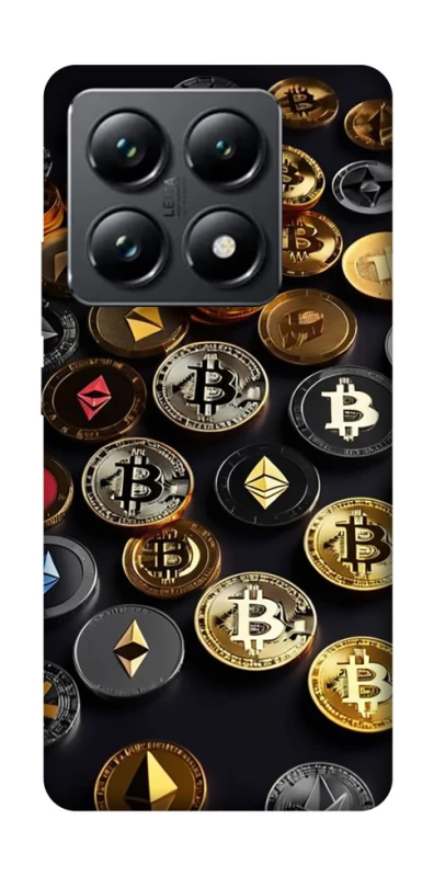 Чохол на Xiaomi 14T Pro Many coins фото 1 з 1