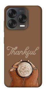 Чехол на ZTE Blade V70 Design Thankful coffee фото 1 из 2