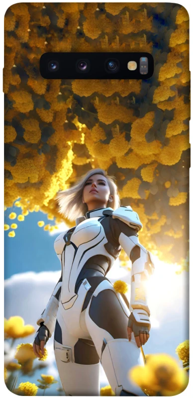 Чохол на Samsung Galaxy S10+ Cyber space girl ver.3 фото 1 з 1