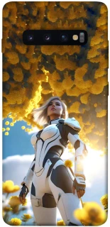 Чохол на Samsung Galaxy S10+ Cyber space girl ver.3 фото 1 з 1