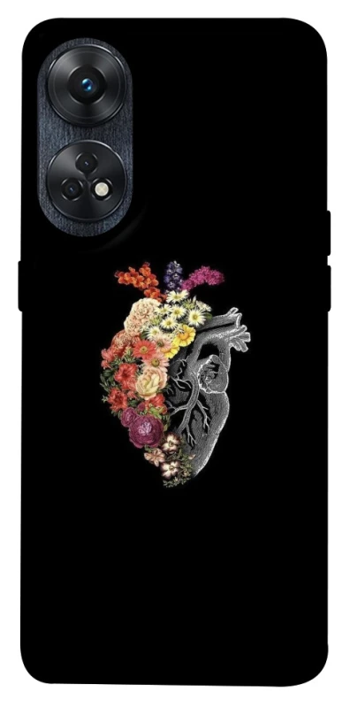 Чохол на Oppo Reno 8T 4G Heart with flowers фото 1 з 1