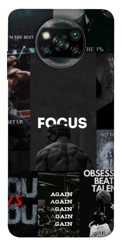 Чехол на Xiaomi Poco X3 NFC / Poco X3 Pro Focus collage фото 1 из 1