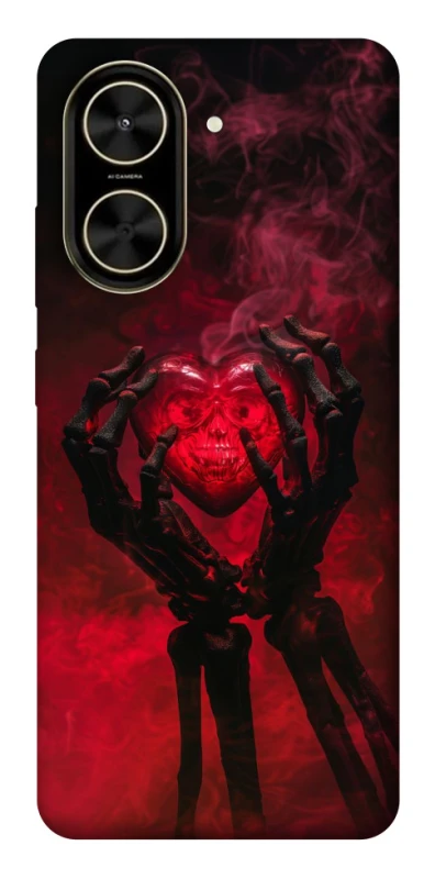 Чохол на Xiaomi Poco C71 Heart in the hands of a skeleton фото 1 з 1