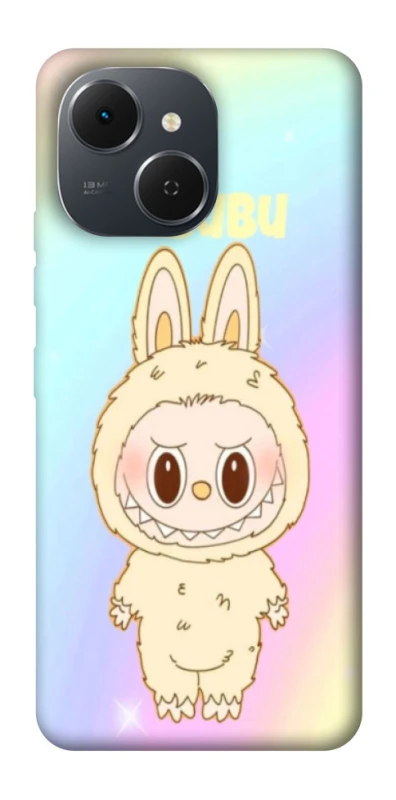 Чохол на TECNO Spark 40C Fluffy Rainbow Labubu фото 1 з 1