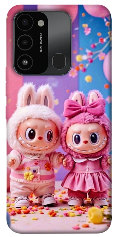 Чехол на TECNO Spark 8C Labubu twins ver.2 фото 1 из 1