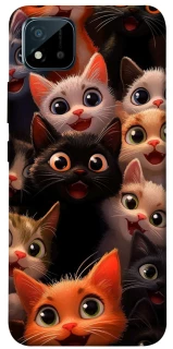 Чохол на Realme C11 (2021) happy cats фото 1 з 1