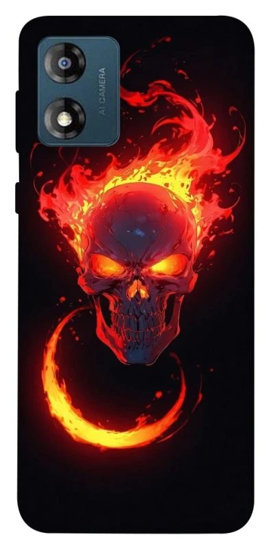 Чохол на Motorola Moto E13 Blood Skull фото 1 з 1