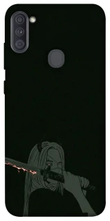 Чехол на Samsung Galaxy A11 Человек-Бензопила фото 1 из 1