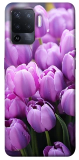 Чехол на Oppo A94 Фиолетовые тюльпаны фото 1 из 1