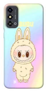 Чехол на ZTE Blade A53 Fluffy Rainbow Labubu фото 1 из 1