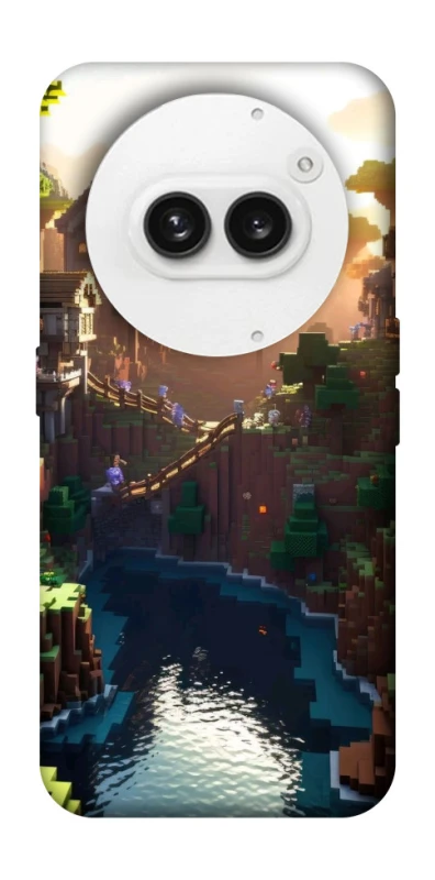 Чехол на Nothing Phone (2a) Minecraft sunset фото 1 из 1