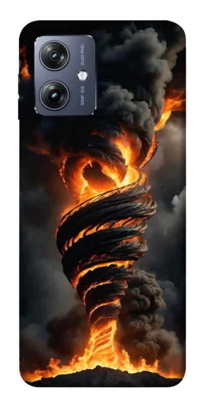 Чохол на Motorola Moto G54 Вогняний торнадо фото 1 Чохол на Motorola Moto G54 Вогняний торнадо фото 1 з 1