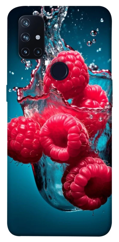 Чохол на OnePlus Nord N10 5G Малинка у воді фото 1 з 1