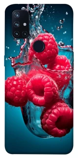 Чохол на OnePlus Nord N10 5G Малинка у воді фото 1 з 1