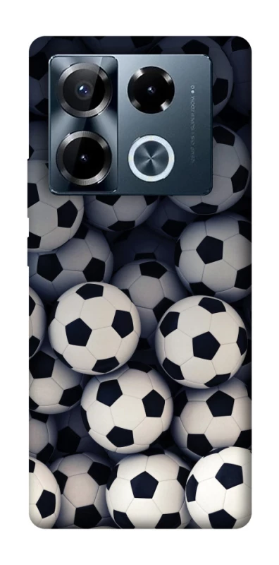 Чохол на Infinix Note 40 Pro 4G Футбольні м'ячи фото 1 з 1