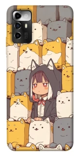 Чехол на ZTE Blade A72 Like a cat фото 1 из 1