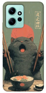 Чехол на Xiaomi Redmi Note 12 4G Hungry Cat фото 1 из 1