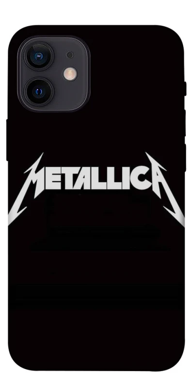 Чехол на Apple iPhone 12 mini (5.4") Metallica logo фото 1 Чехол на Apple iPhone 12 mini (5.4") Metallica logo фото 1 из 1