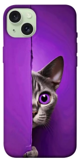 Чохол на Apple iPhone 15 Plus (6.7") Кіт-підглядач фото 1 з 1