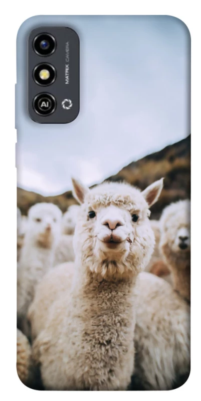 Чохол на ZTE Blade A53 Лама фото 1 з 1