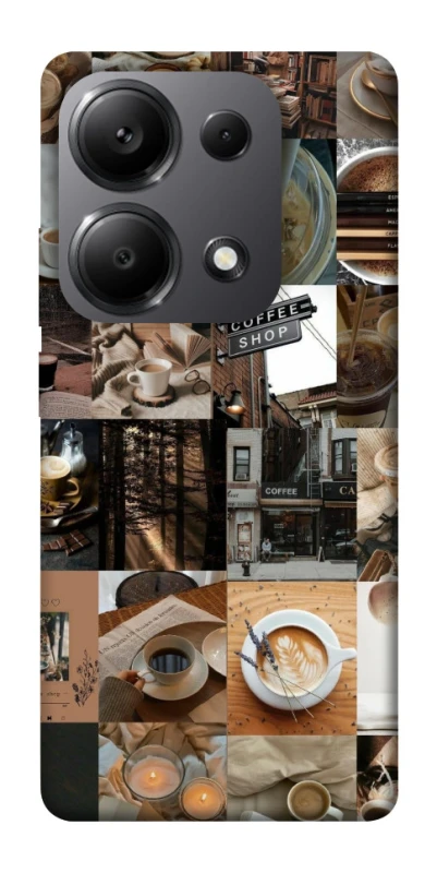 Чохол на Xiaomi Redmi Note 13 Pro 5G Coffee collage ver.3 фото 1 з 1