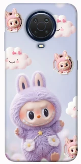 Чохол на Nokia G20 / G10 / 6.3 Labubu & clouds фото 1 з 1