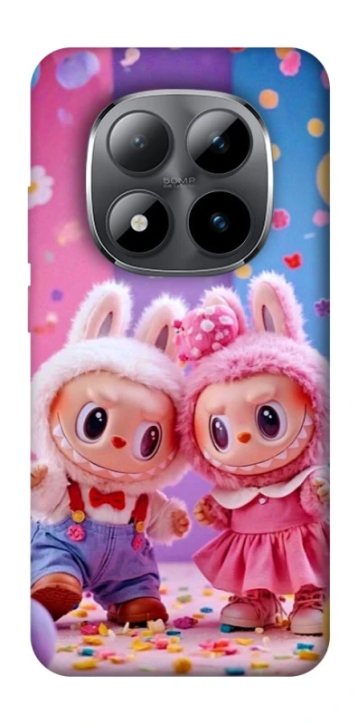 Чохол на Xiaomi Redmi Note 15 Pro 5G Labubu twins ver.3 фото 1 з 1