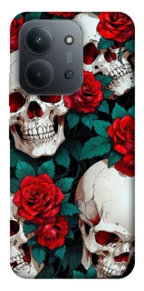 Чехол на Xiaomi Redmi 15C (Global) skull and rose фото 1 из 1