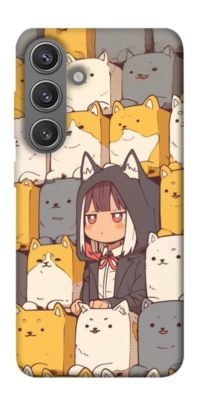 Чехол на Samsung Galaxy S24+ Like a cat фото 1 из 1