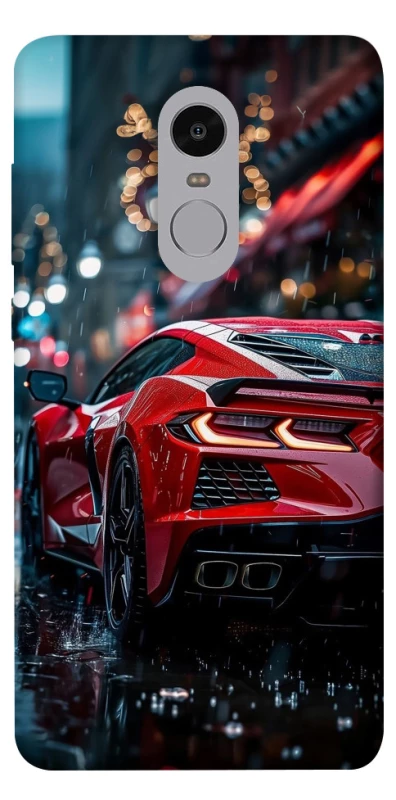 Чехол на Xiaomi Redmi Note 4X / Note 4 (Snapdragon) Red sports car фото 1 из 1