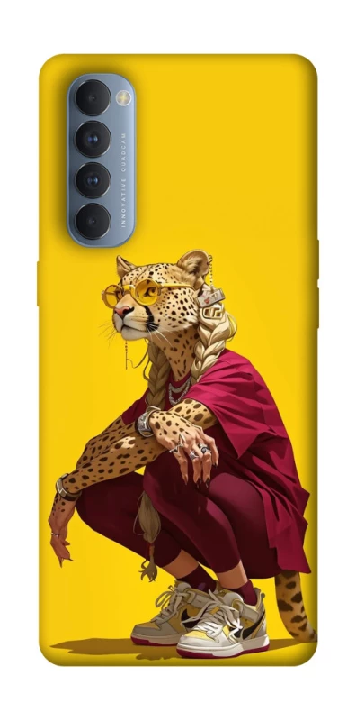 Чехол на Oppo Reno 4 Pro Ягуар фото 1 из 1