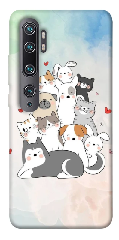 Чехол на Xiaomi Mi Note 10 / Note 10 Pro / Mi CC9 Pro Funny Pets ver.2 фото 1 из 1