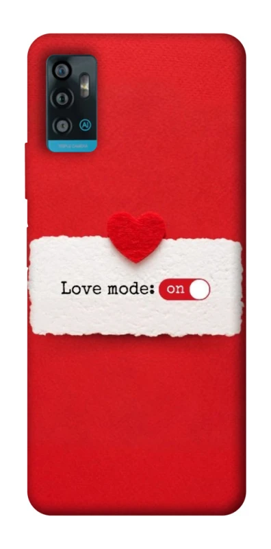 Чохол на ZTE Blade A71 Love Mode ON фото 1 з 1