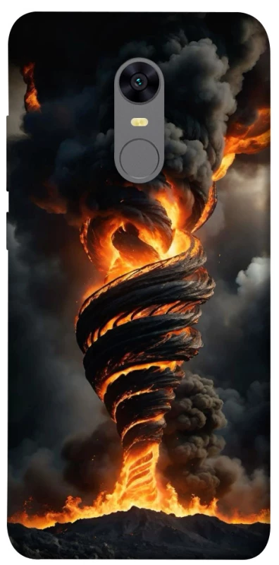 Чехол на Xiaomi Redmi 5 Plus / Redmi Note 5 (Single Camera) Огненный торнадо фото 1 из 1