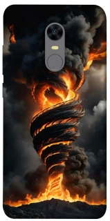 Чехол на Xiaomi Redmi 5 Plus / Redmi Note 5 (Single Camera) Огненный торнадо фото 1 из 1