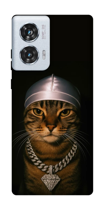 Чехол на Motorola Edge 50 Fusion Cat in Bling фото 1 Чехол на Motorola Edge 50 Fusion Cat in Bling фото 1 из 1