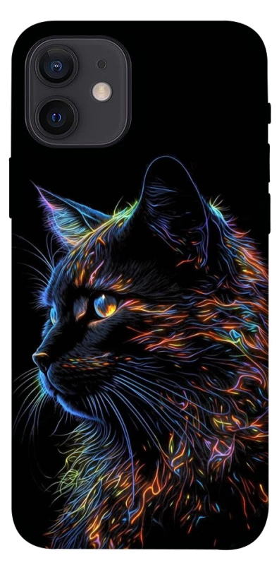 Чохол на Apple iPhone 12 (6.1") Чорний кіт фото 1 з 1