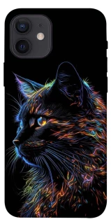 Чохол на Apple iPhone 12 (6.1") Чорний кіт фото 1 з 1
