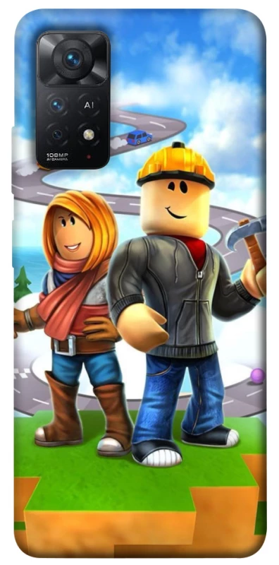 Чехол на Xiaomi Redmi Note 11 Pro 4G/5G Roblox Builder Adventure фото 1 из 1
