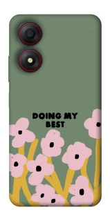 Чехол на ZTE Blade A34 4G Doing my best фото 1 из 1