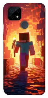 Чохол на Realme C21 Minecraft adventure фото 1 з 1