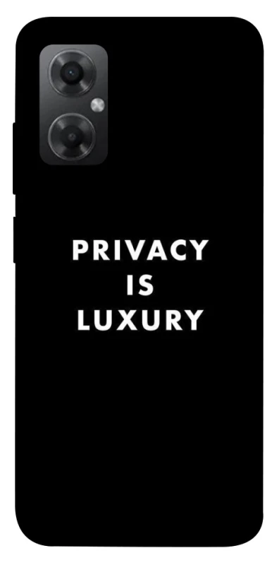 Чохол на Xiaomi Redmi Note 11R Privacy is luxury фото 1 з 1