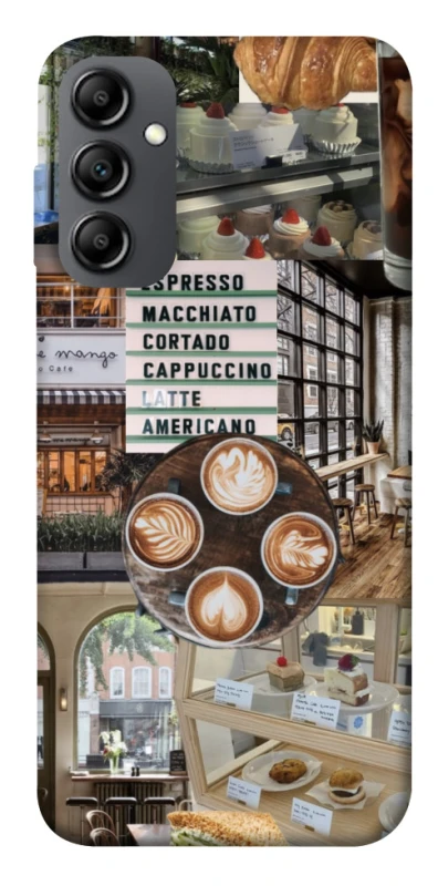 Чохол на Samsung Galaxy A14 4G/5G Coffee collage ver.5 фото 1 з 1