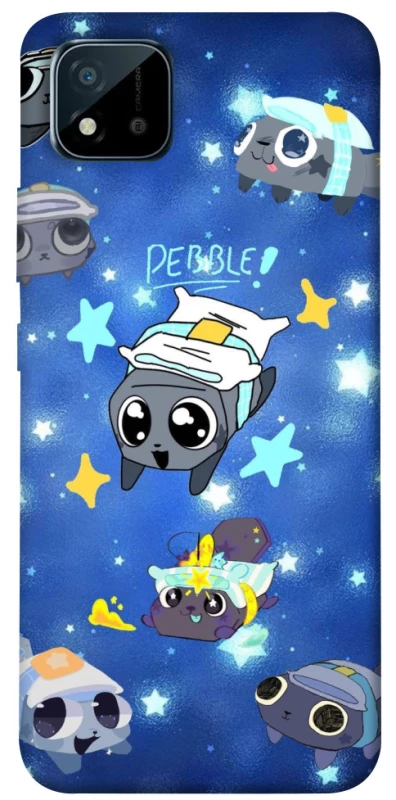 Чехол на Realme C20 Pebble kitten stars фото 1 из 1