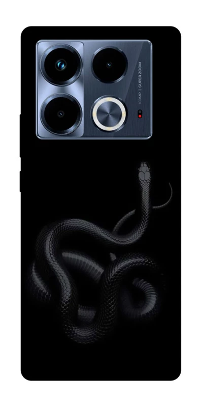 Чехол на Infinix Note 40 4G Black snake фото 1 из 1
