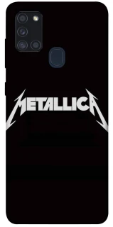 Чехол на Samsung Galaxy A21s Metallica logo фото 1 Чехол на Samsung Galaxy A21s Metallica logo фото 1 из 1