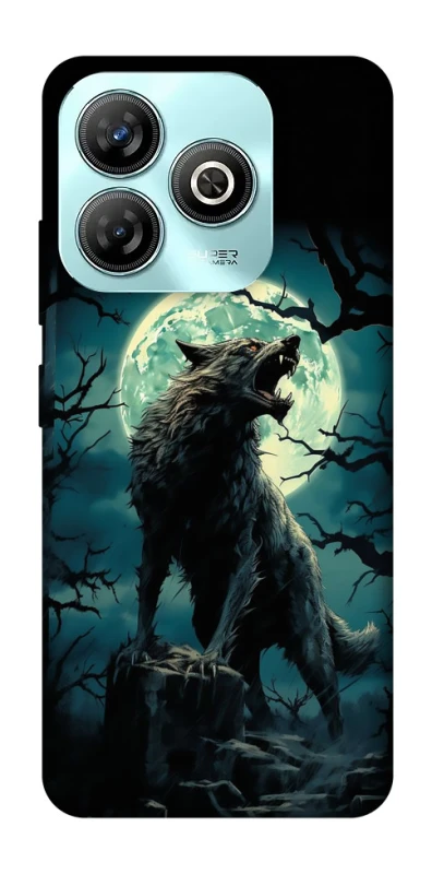 Чохол на ZTE Blade A75 4G Вовк під місяцем фото 1 з 1